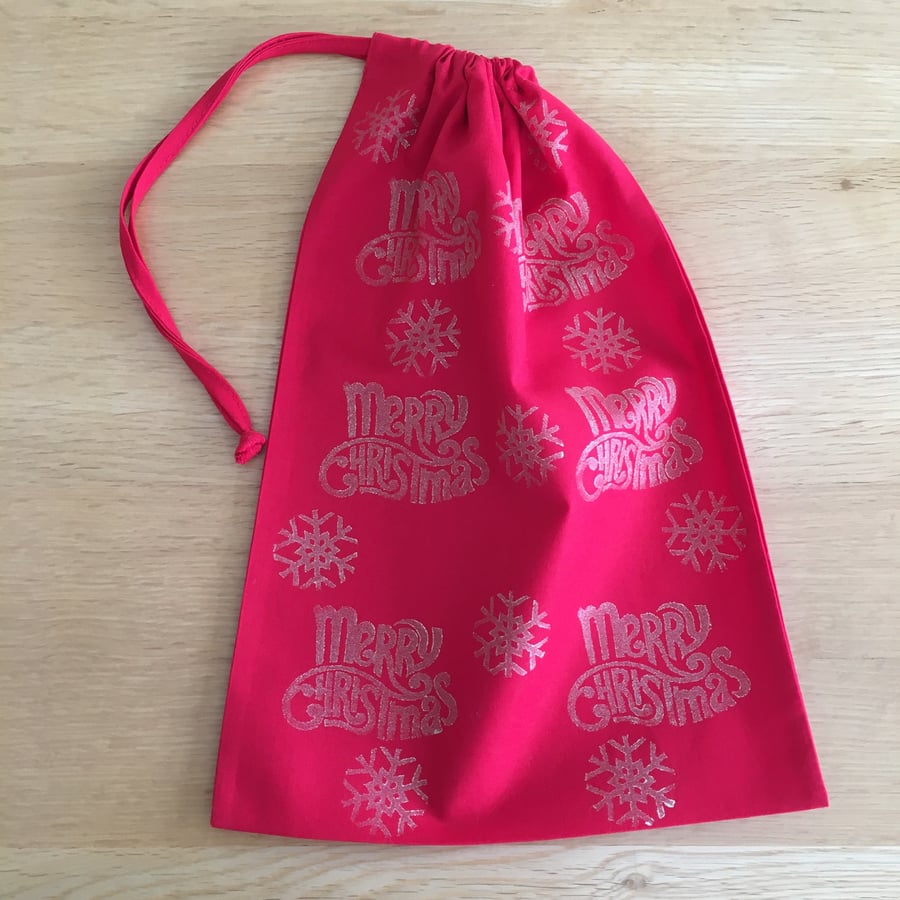 Christmas Medium Gift Bag - Merry Christmas