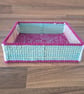 Desk tray for small items - pastel colours with magenta edging - Image 3
