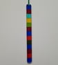 Long stripy fused glass decoration - Image 3