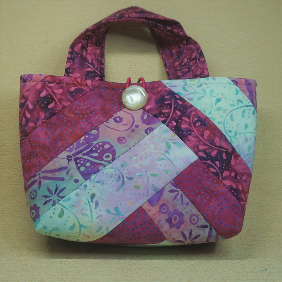 Batik Hot Pink Handbag