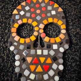 Halloween mosaic skull decoration Wall art
