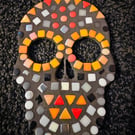 Halloween mosaic skull decoration Wall art