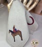 Bandana Scarf Neckerchief Hair Wrap Tie Cowgirl The Lucky Horse Shoes Equestrian - Image 5
