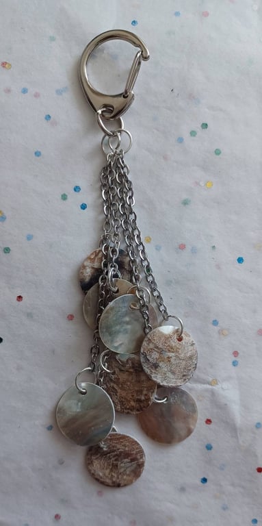 Handmade Natural Shell Bag Charm