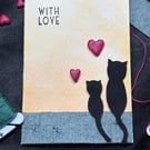 Big Cat, Little Cat Card (Version 2)