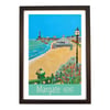 Margate travel poster print by Susie West