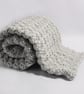 New Baby Gift Grey Baby Blanket, Handmade Crochet Gift, Extra Thick Blanket  - Image 6