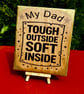 Father's day gift. Wooden plaque 