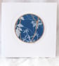 BOTANICAL CYANOTYPE PRINT CARD WITH GOLD LEAF - Image 1
