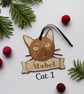 Personalised Christmas Cat Decoration - Image 2