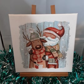 Christmas canvas