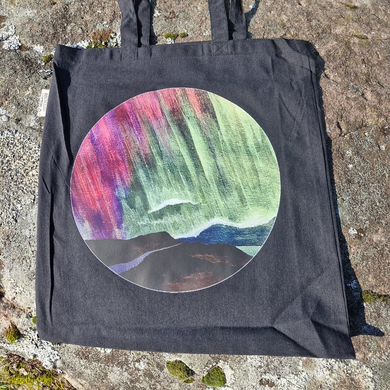 Follow the Light Recycled Cotton Tote Bag 