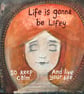 RESERVED FOR SUE! Original framed 12" painted canvas panel - Image 2