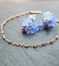 Pink Sapphire 14k Gold Filled Rosary Bracelet - Image 5
