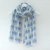 Blue Newlyn Fish Scarf