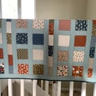 Moda ‘Flower Pot’ Fabric Autumn Patchwork Quilt