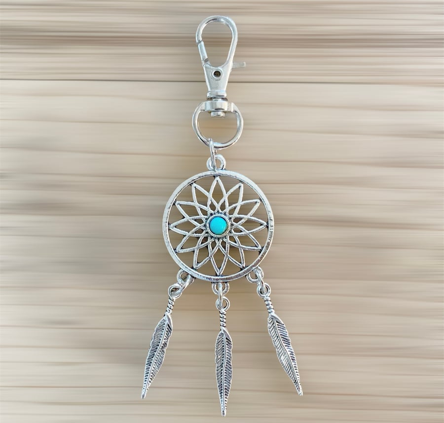 Bag Charm. Dream Catcher Charm. Dream Catcher Bag Charm. 