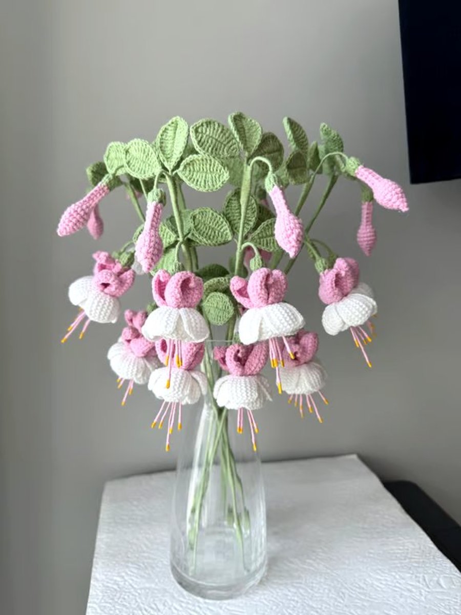 Crochet Fuchsia Birthday Gift Summer Seconds
