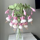 Crochet Fuchsia Birthday Gift Summer Seconds