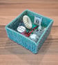 Small tray for small desk items - multi-tone green mix pattern - Image 4