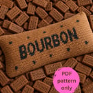 Crochet Bourbon Biscuit Cushion PDF Pattern Only