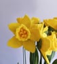 Handmade Felt Daffodil Bouquet: St Davids Day Decor, Welsh Gift - Image 6