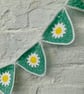 crochet bunting, daisy bunting, crochet garland - Image 8