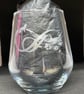 Hand Etched Glass, Dog Infinity - Image 1