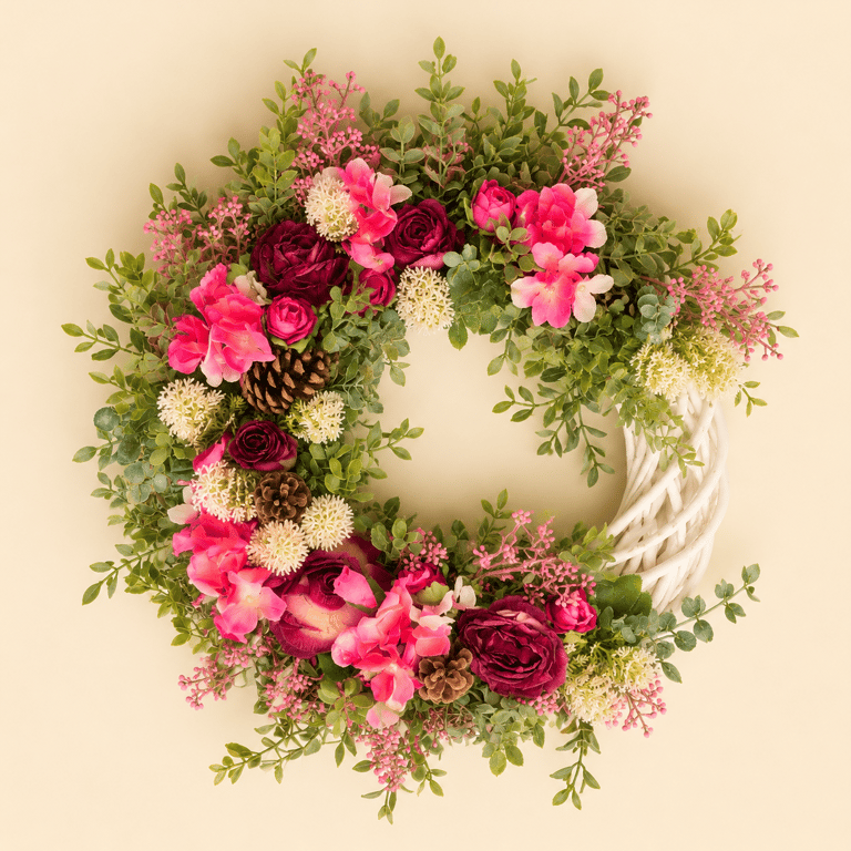 Handmade Halfmoon Wreath 