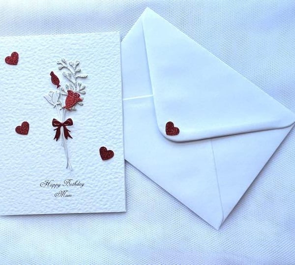 Handmade Personalised Birthday Card with Envelope C504