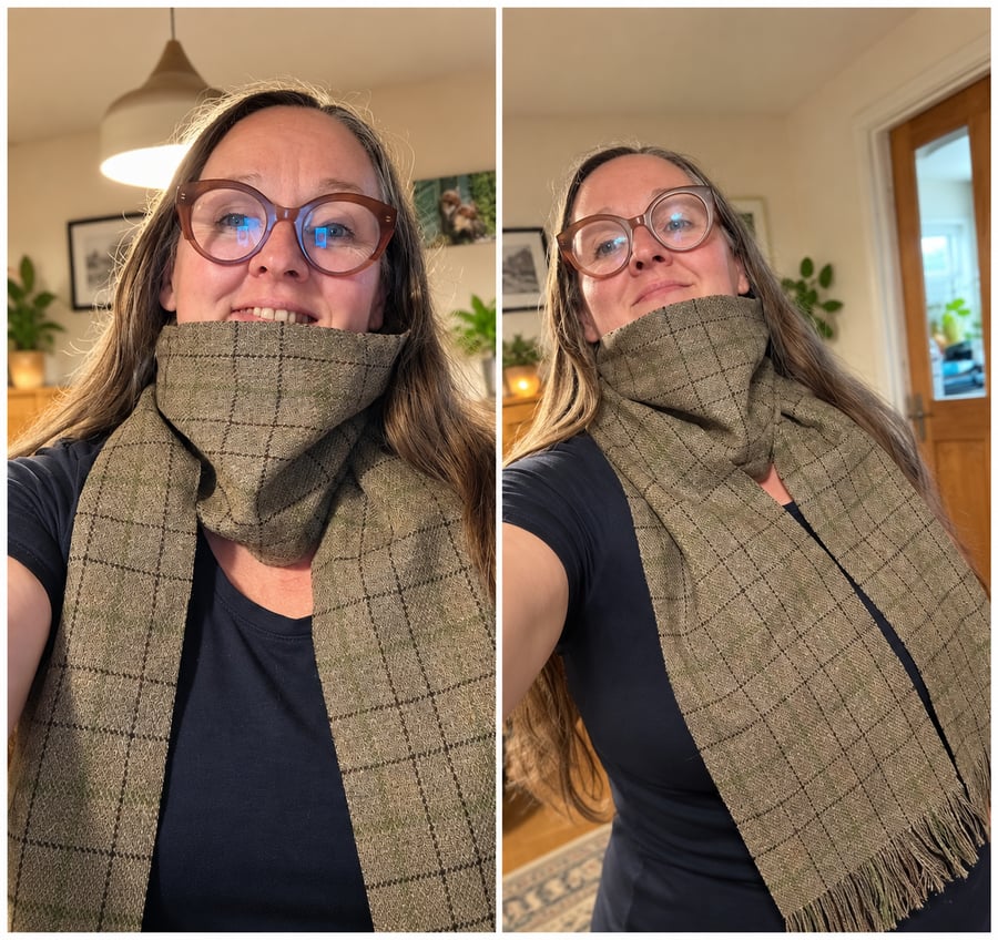 Tweed scarf