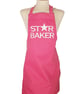 Adult : small teenage Star baker personalised apron - Made in England - Image 2