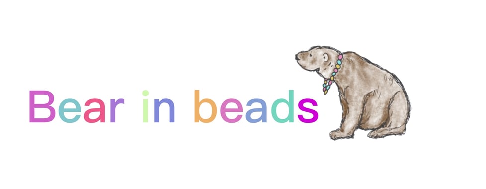 Bear in beads