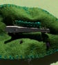 Needle-felt and Embroidery Beetle on a Leaf - Image 6