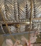 Handmade champagne metallic evening purse - Image 2