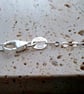 Gemstone Necklace, Sterling Silver Cable Chain, Green Aventurine Pendant - Image 5