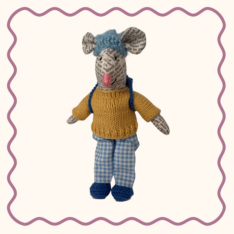 Handmade Little Fabric Mouse