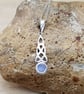 Rainbow Moonstone Celtic knot Pendant. June Birthstone - Image 3