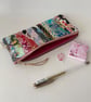Pencil Case Japanese Floral Fabric Patchwork  - Image 4
