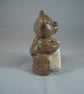 Ceramic Birthday Celebration Animal Bear Figurine Number Four Ornament. - Image 4