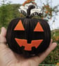 Jack O'Lantern Book Pumpkin - Handmade Personalised Halloween Decoration - Image 2