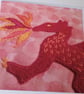 Set of 4 printed blank cards, based on my own design embroidery - Image 10