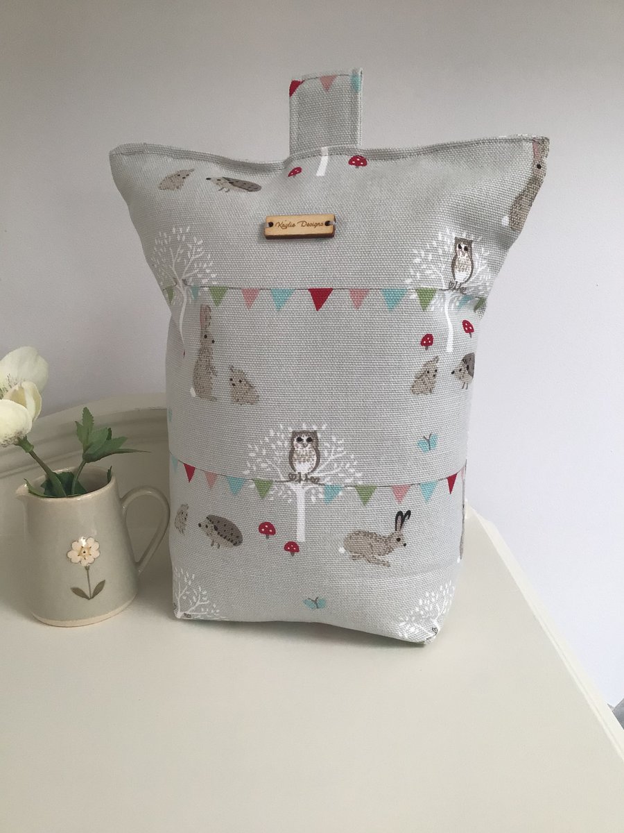 Doorstop in Sophie Allport Woodland Party pretty cute animals and bunting