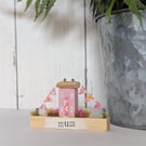 Handmade Tiny Country Cottage Home Decor 'Mum'