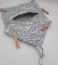 Peg bag clip on sea green waves with beading.  - Image 5