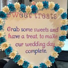 Wedding canvas signs