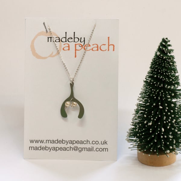 Mistletoe Necklace in Anodised Aluminium 