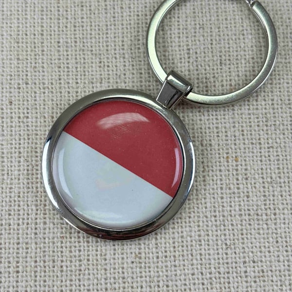 Indonesia Flag Keyring