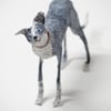 Sarson Small Standing Paper Mache Pointy Dog