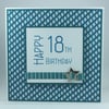 Handmade 18th Birthday card  - insert can be personalised